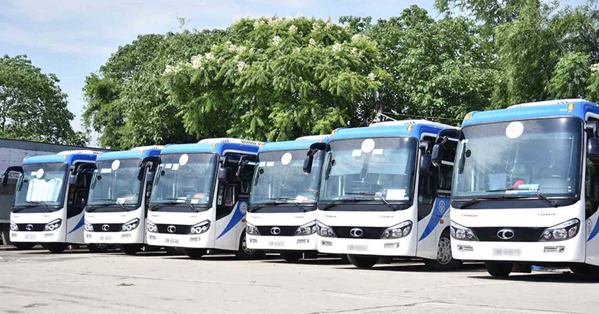 Thuê Xe 45 Chỗ Ecopark Hưng Yên – Phục Vụ Đoàn Đông, Xe Rộng, Đi Êm Ái